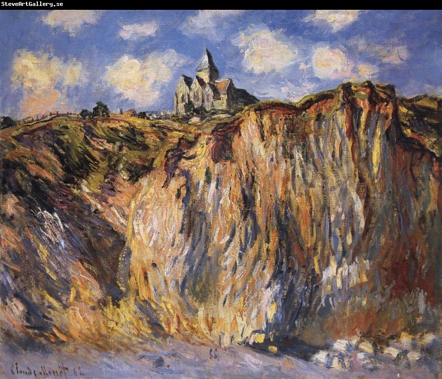 Claude Monet The Church at Varengville,Morning Effect